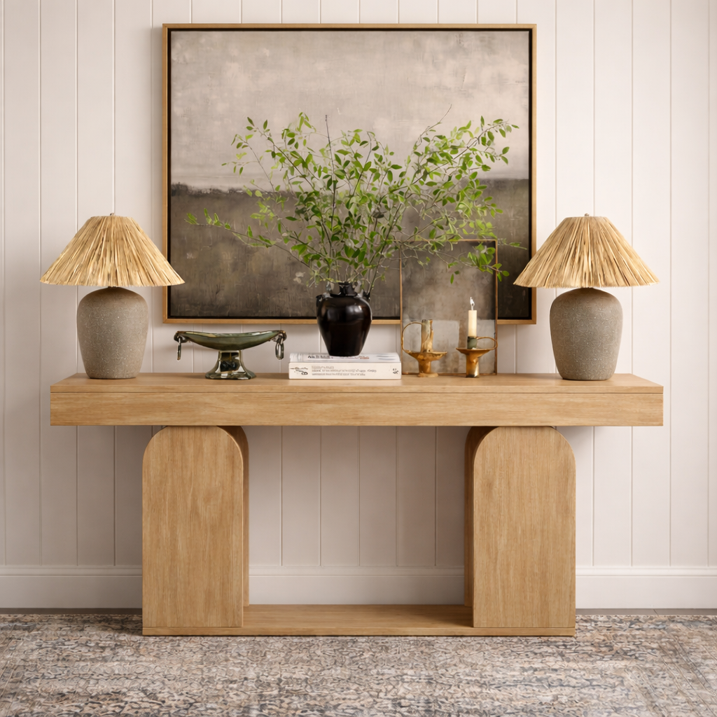 ShanaWood Arch Pillar Console Table - view 1
