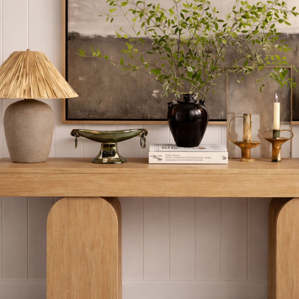ShanaWood Arch Pillar Console Table - view 2
