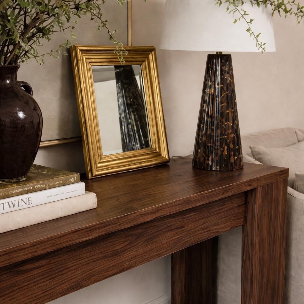 ShanaWood Flat Panel Leg Console Table - view 4