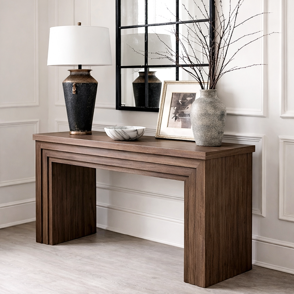 ShanaWood Layered Frame Console Table - view 5