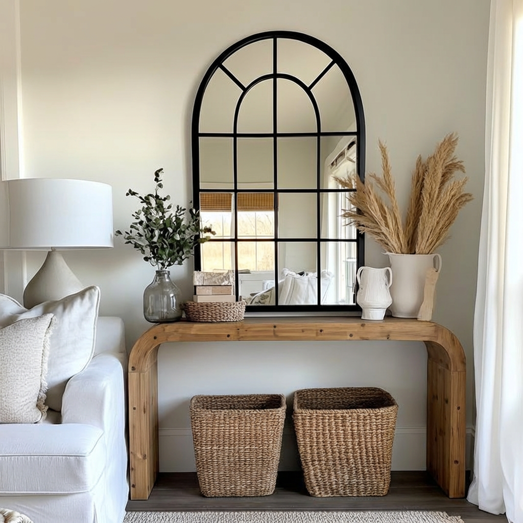 ShanaWood Waterfall Arch Console Table - view 1