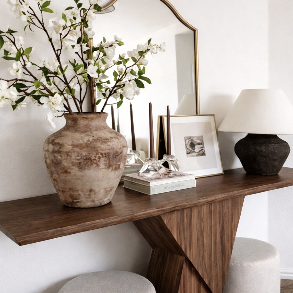ShanaWood X-Base Console Table for Entryway and Living Room - view 4